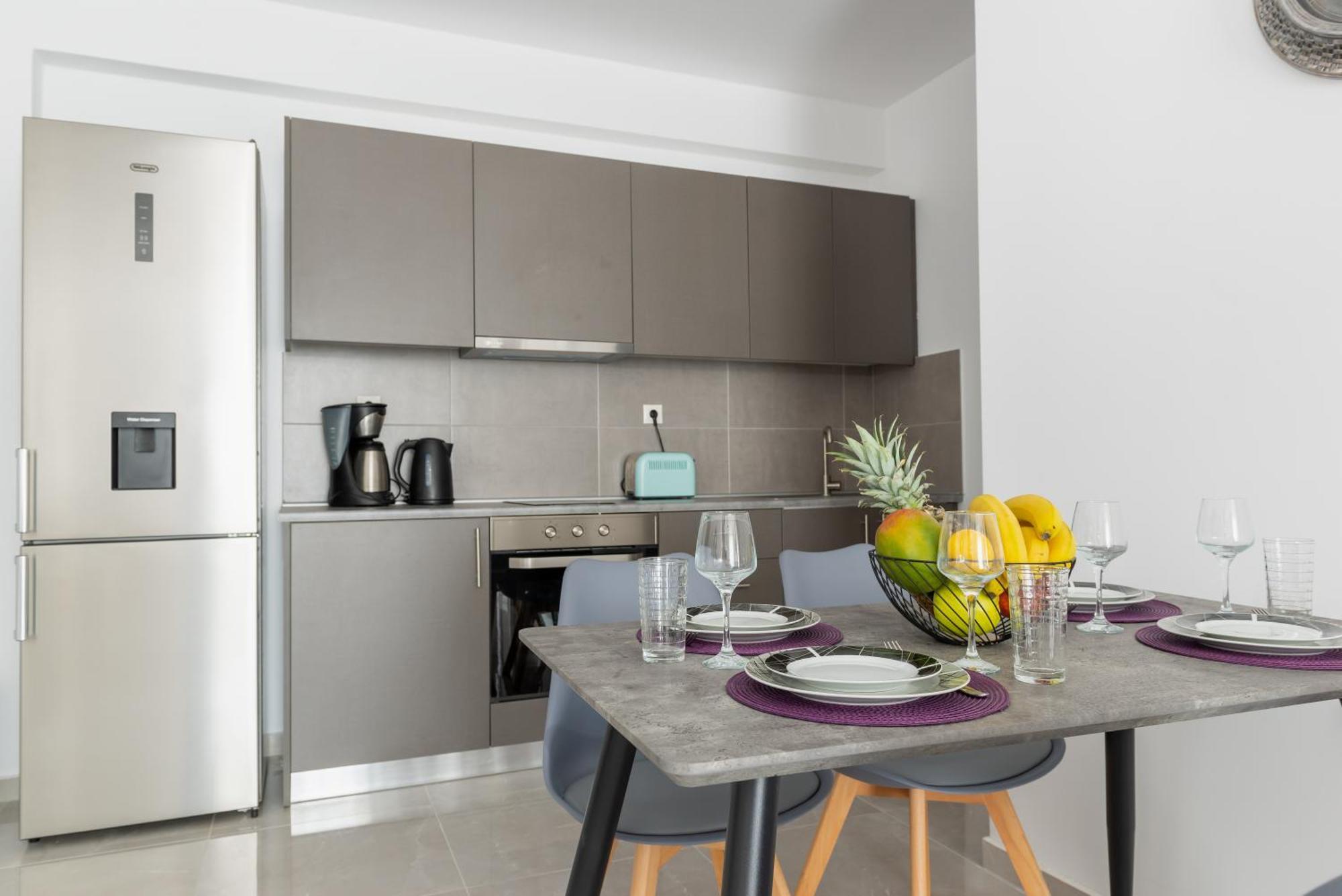 Katerina & Stefanos Family Apartments 阿彻奇洛斯 外观 照片
